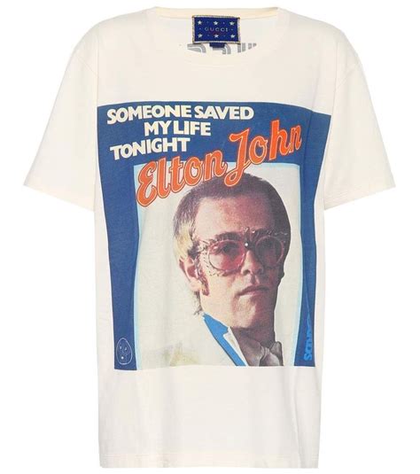 elton john gucci shirt|elton and gucci book.